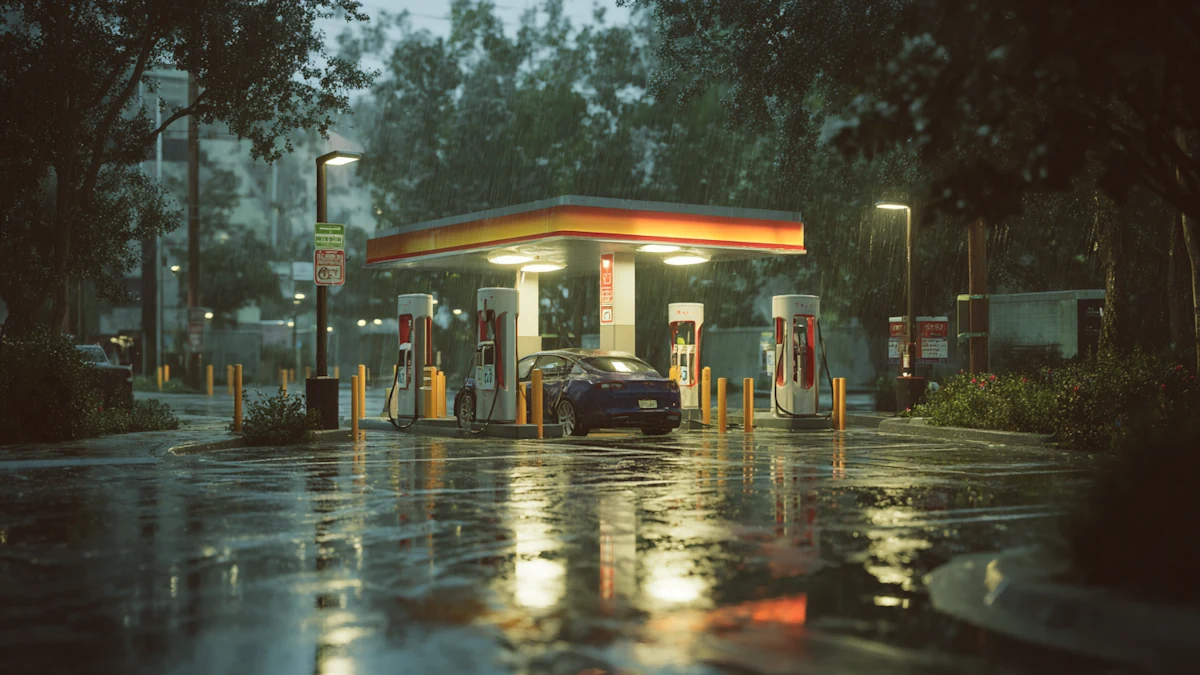 كيفية استخدام شواحن السيارات الكهربائية العامة